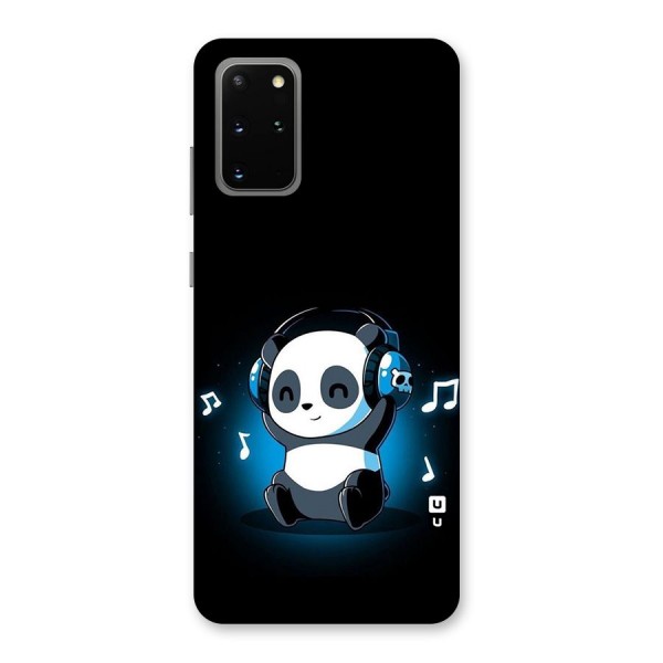Adorable Panda Enjoying Music Back Case for Galaxy S20 Plus