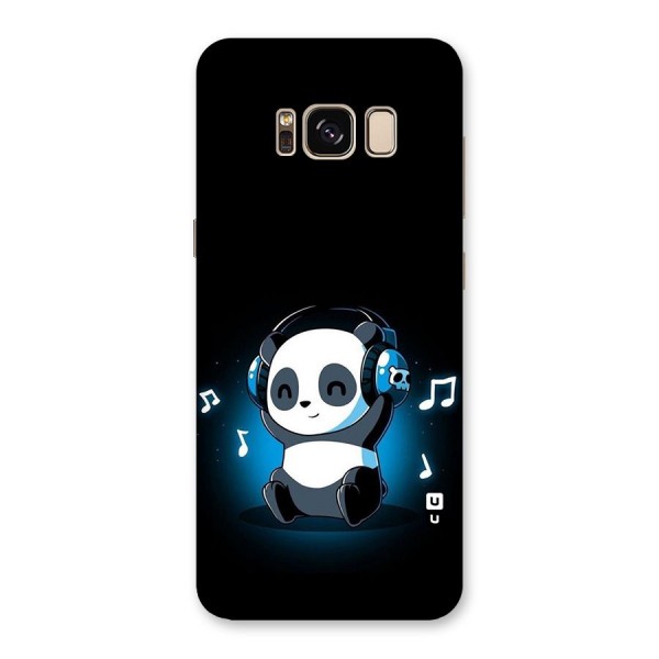 Adorable Panda Enjoying Music Back Case for Galaxy S8