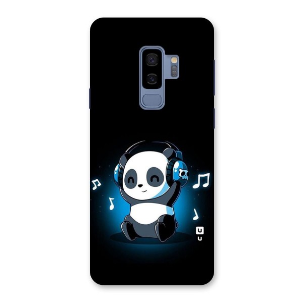 Adorable Panda Enjoying Music Back Case for Galaxy S9 Plus