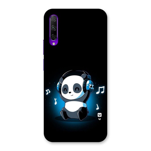 Adorable Panda Enjoying Music Back Case for Honor 9X Pro