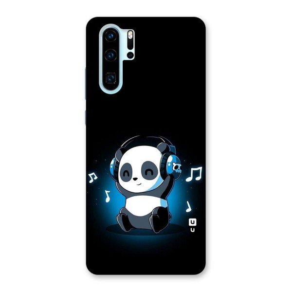 Adorable Panda Enjoying Music Back Case for Huawei P30 Pro