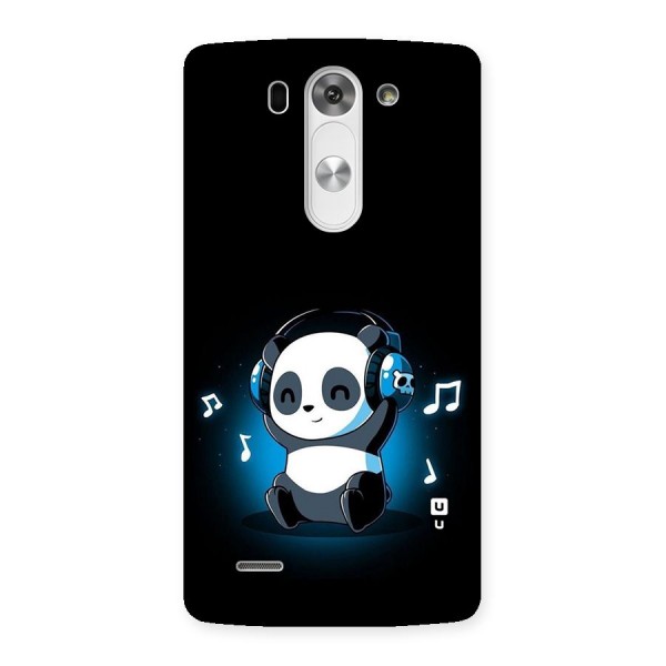 Adorable Panda Enjoying Music Back Case for LG G3 Mini