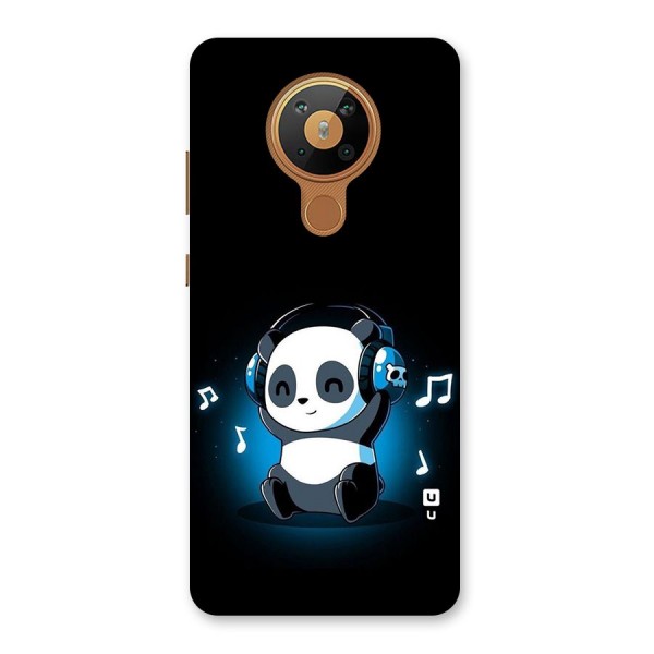 Adorable Panda Enjoying Music Back Case for Nokia 5.3