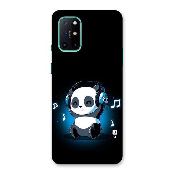 Adorable Panda Enjoying Music Back Case for OnePlus 8T
