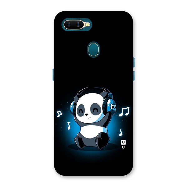 Adorable Panda Enjoying Music Back Case for Oppo A7