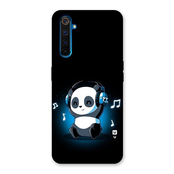 Adorable Panda Enjoying Music Back Case for Realme 6 Pro