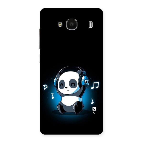 Adorable Panda Enjoying Music Back Case for Redmi 2s
