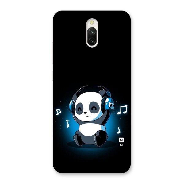 Adorable Panda Enjoying Music Back Case for Redmi 8A Dual