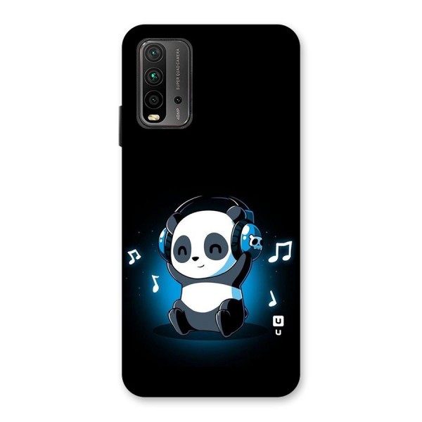 Adorable Panda Enjoying Music Back Case for Redmi 9 Power