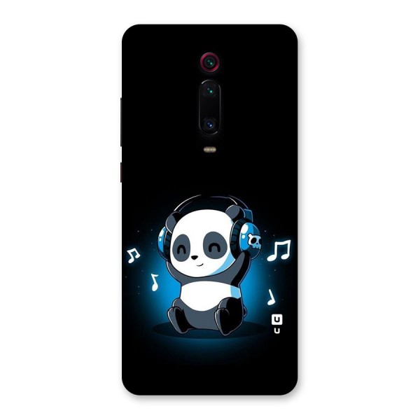 Adorable Panda Enjoying Music Back Case for Redmi K20 Pro