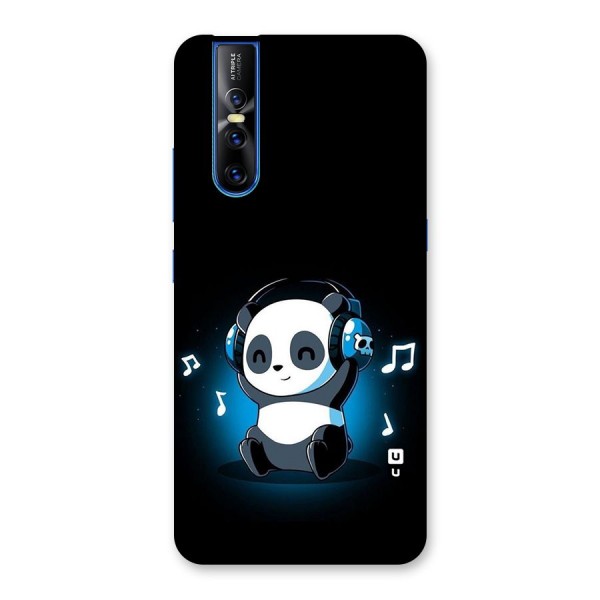 Adorable Panda Enjoying Music Back Case for Vivo V15 Pro