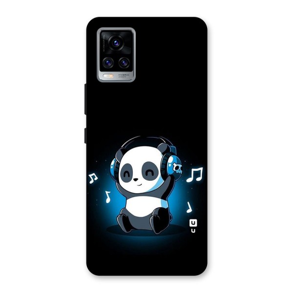Adorable Panda Enjoying Music Back Case for Vivo V20 Pro