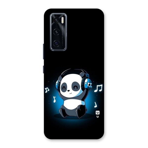 Adorable Panda Enjoying Music Back Case for Vivo V20 SE