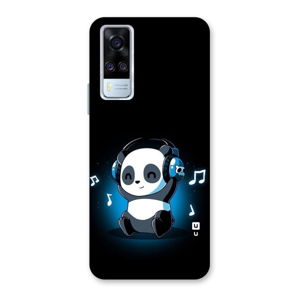 Adorable Panda Enjoying Music Back Case for Vivo Y51