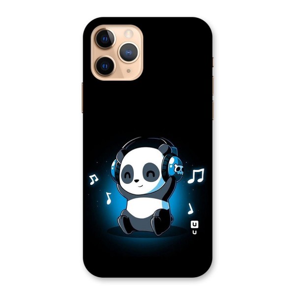 Adorable Panda Enjoying Music Back Case for iPhone 11 Pro