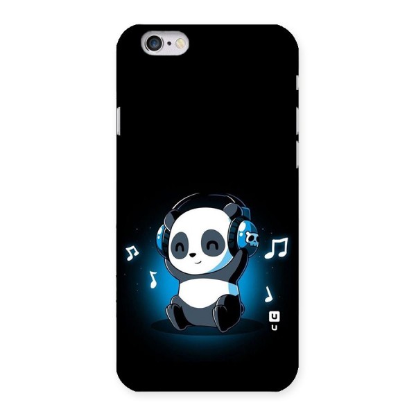 Adorable Panda Enjoying Music Back Case for iPhone 6 6S