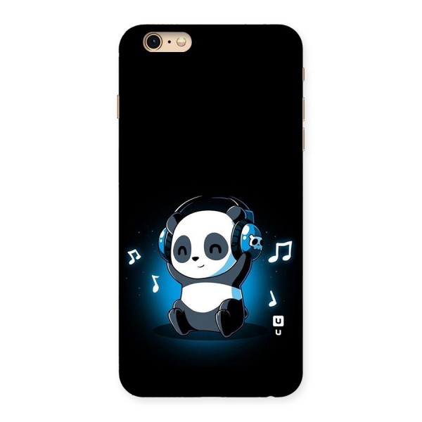 Adorable Panda Enjoying Music Back Case for iPhone 6 Plus 6S Plus