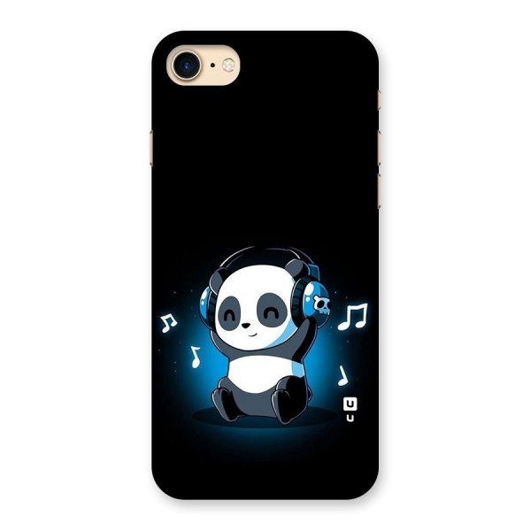 Adorable Panda Enjoying Music Back Case for iPhone 7