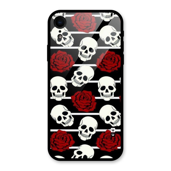 Adorable Skulls Glass Back Case for iPhone XR
