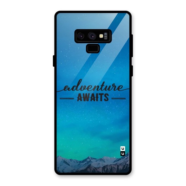 Adventure Awaits Glass Back Case for Galaxy Note 9