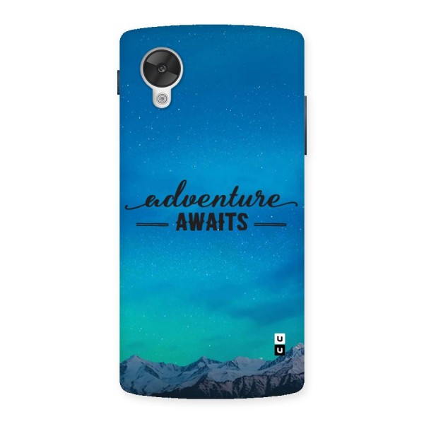 Adventure Awaits Back Case for Google Nexus 5