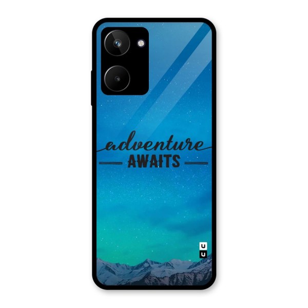 Adventure Awaits Glass Back Case for Realme 10