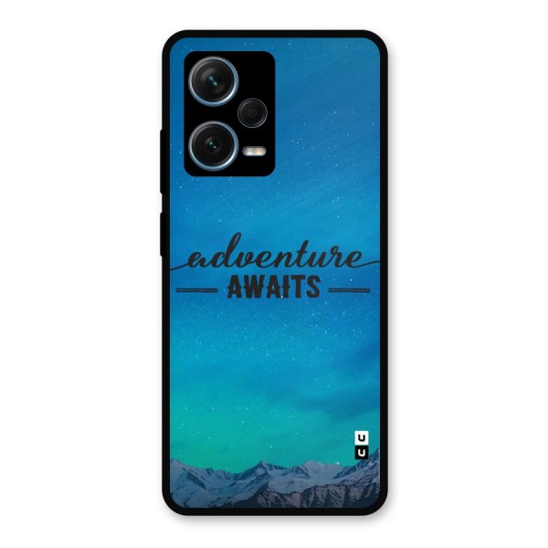 Adventure Awaits Metal Back Case for Redmi Note 12 Pro Plus 5G