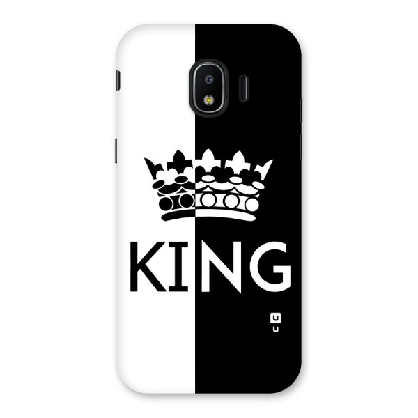 Aesthetic Crown King Back Case for Galaxy J2 Pro 2018