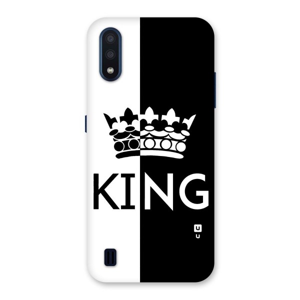 Aesthetic Crown King Back Case for Galaxy M01