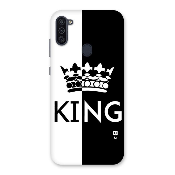 Aesthetic Crown King Back Case for Galaxy M11