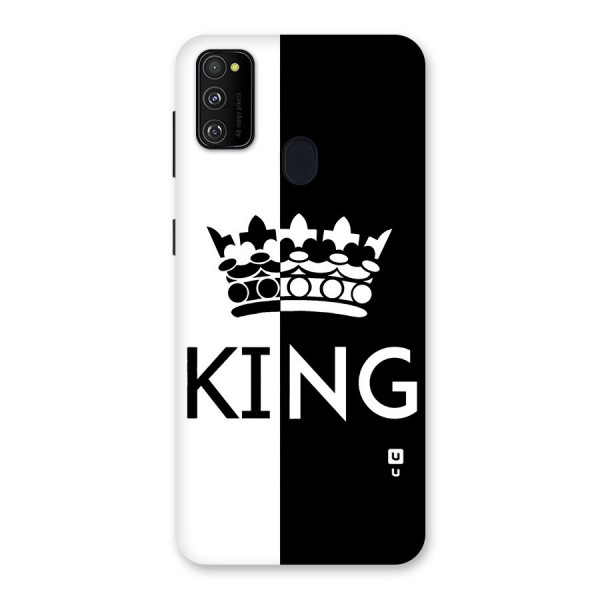 Aesthetic Crown King Back Case for Galaxy M21