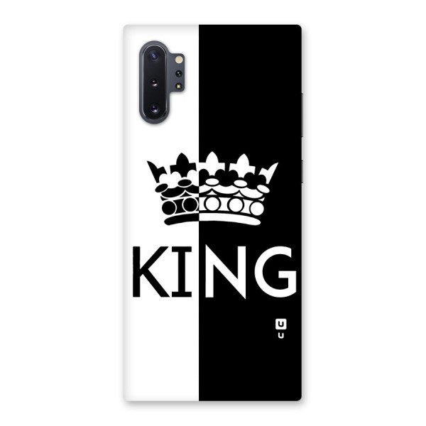 Aesthetic Crown King Back Case for Galaxy Note 10 Plus