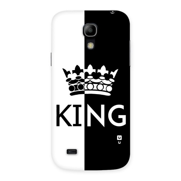 Aesthetic Crown King Back Case for Galaxy S4 Mini