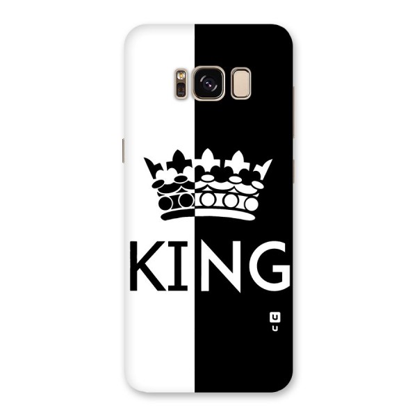 Aesthetic Crown King Back Case for Galaxy S8