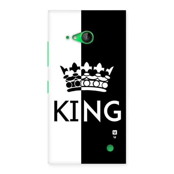Aesthetic Crown King Back Case for Lumia 730