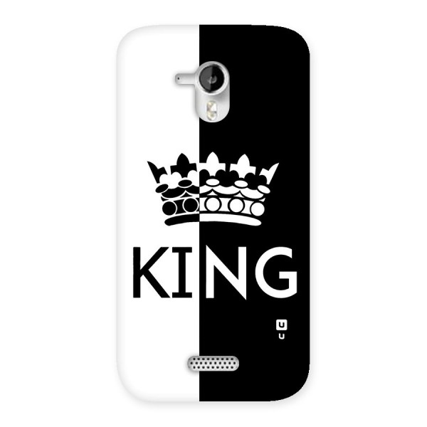 Aesthetic Crown King Back Case for Micromax Canvas HD A116