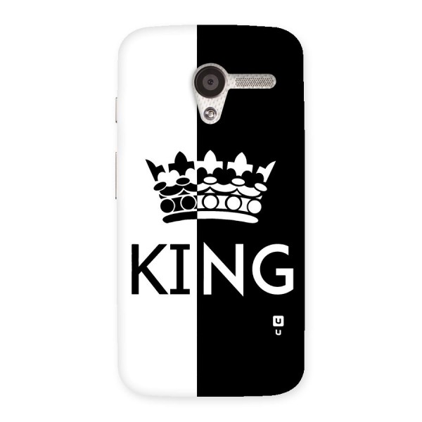 Aesthetic Crown King Back Case for Moto X
