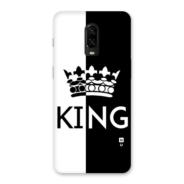Aesthetic Crown King Back Case for OnePlus 6T
