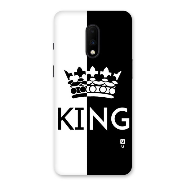 Aesthetic Crown King Back Case for OnePlus 7