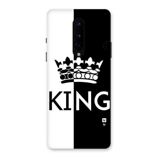 Aesthetic Crown King Back Case for OnePlus 8