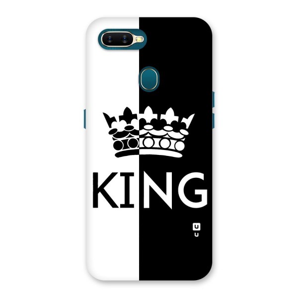 Aesthetic Crown King Back Case for Oppo A7