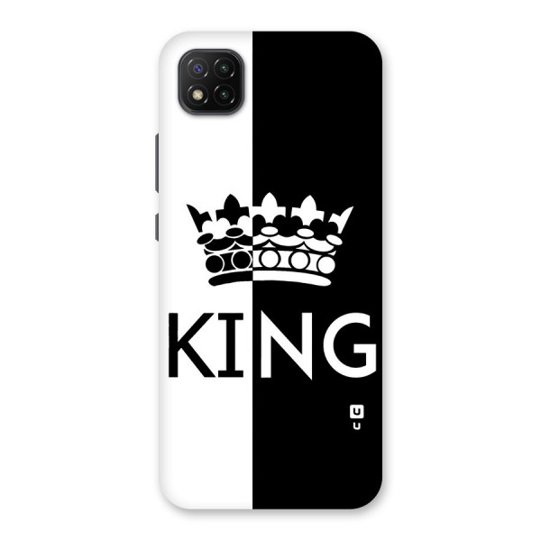 Aesthetic Crown King Back Case for Poco C3