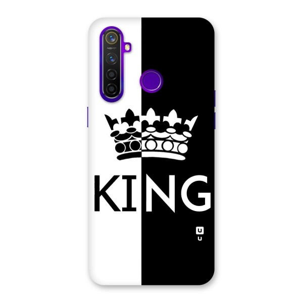Aesthetic Crown King Back Case for Realme 5 Pro