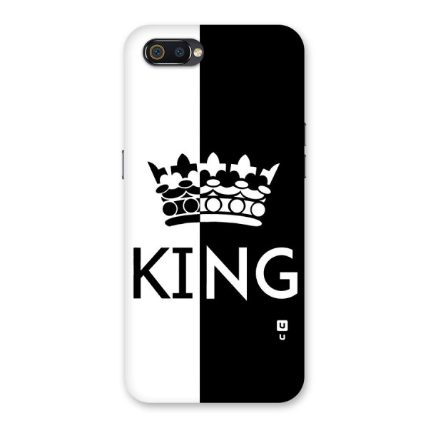 Aesthetic Crown King Back Case for Realme C2
