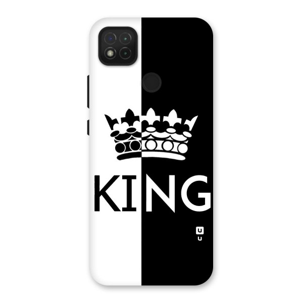 Aesthetic Crown King Back Case for Redmi 9C