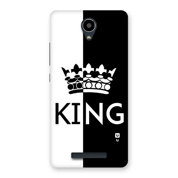 Aesthetic Crown King Back Case for Redmi Note 2