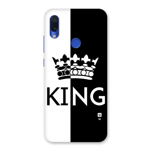 Aesthetic Crown King Back Case for Redmi Note 7