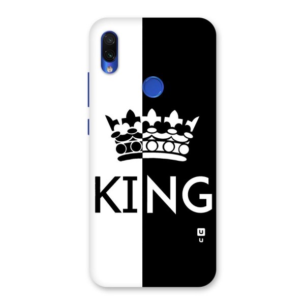 Aesthetic Crown King Back Case for Redmi Note 7S
