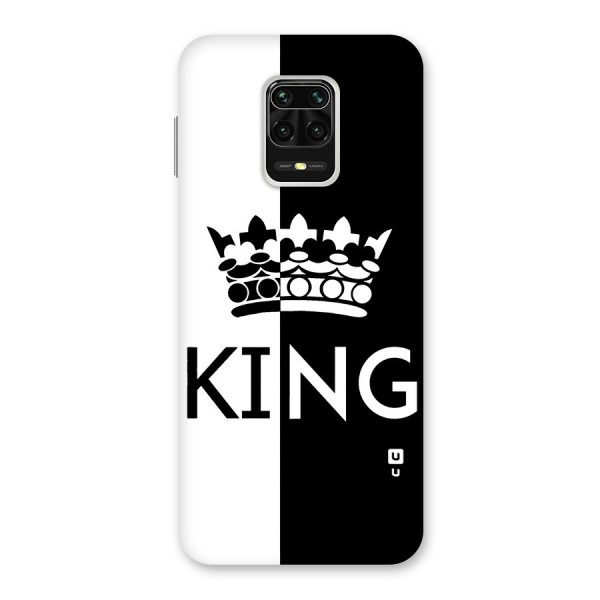 Aesthetic Crown King Back Case for Redmi Note 9 Pro Max