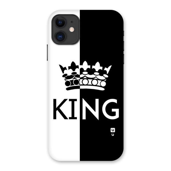 Aesthetic Crown King Back Case for iPhone 11